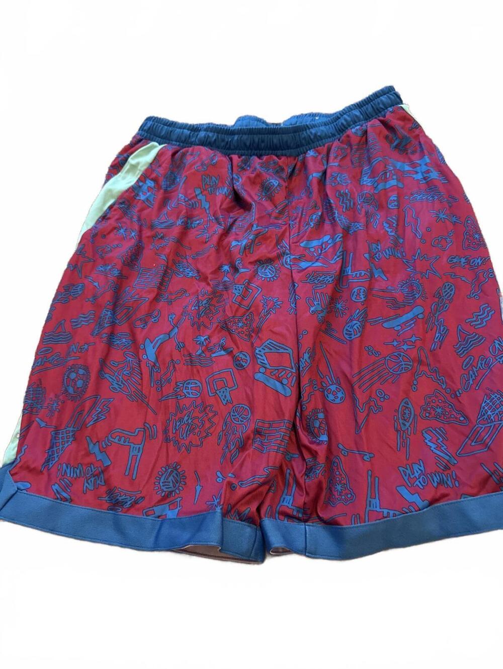 Tek Gear XL Husky Logo Designs Purple Athletic Shorts
